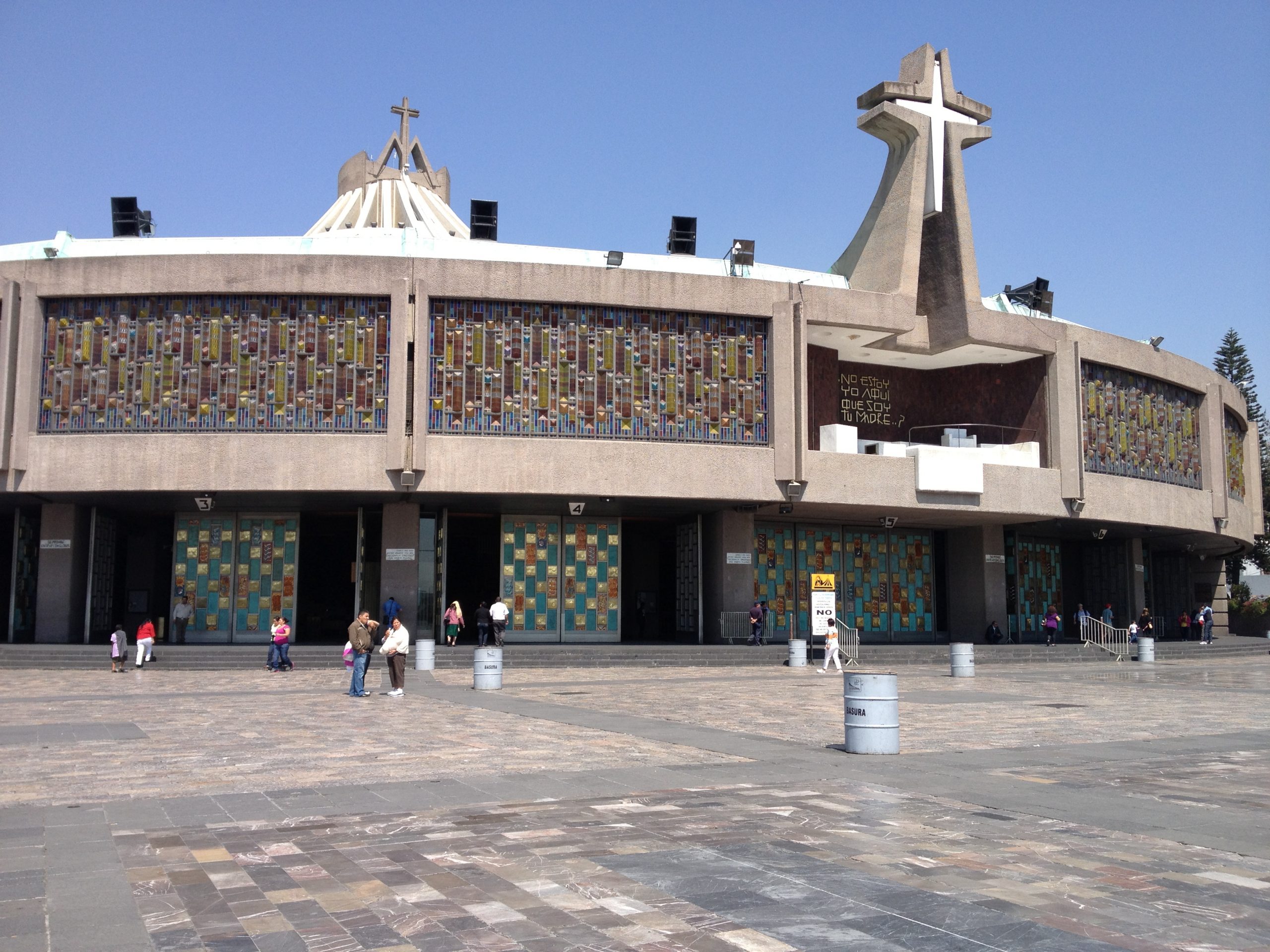 The new Basilica de Nuestra Senora de Guadalupe