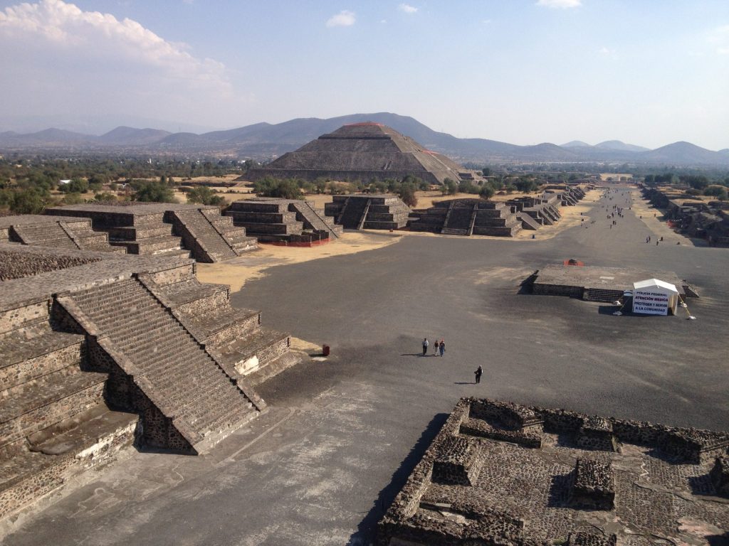 The vast expanse of Teotihuacan
