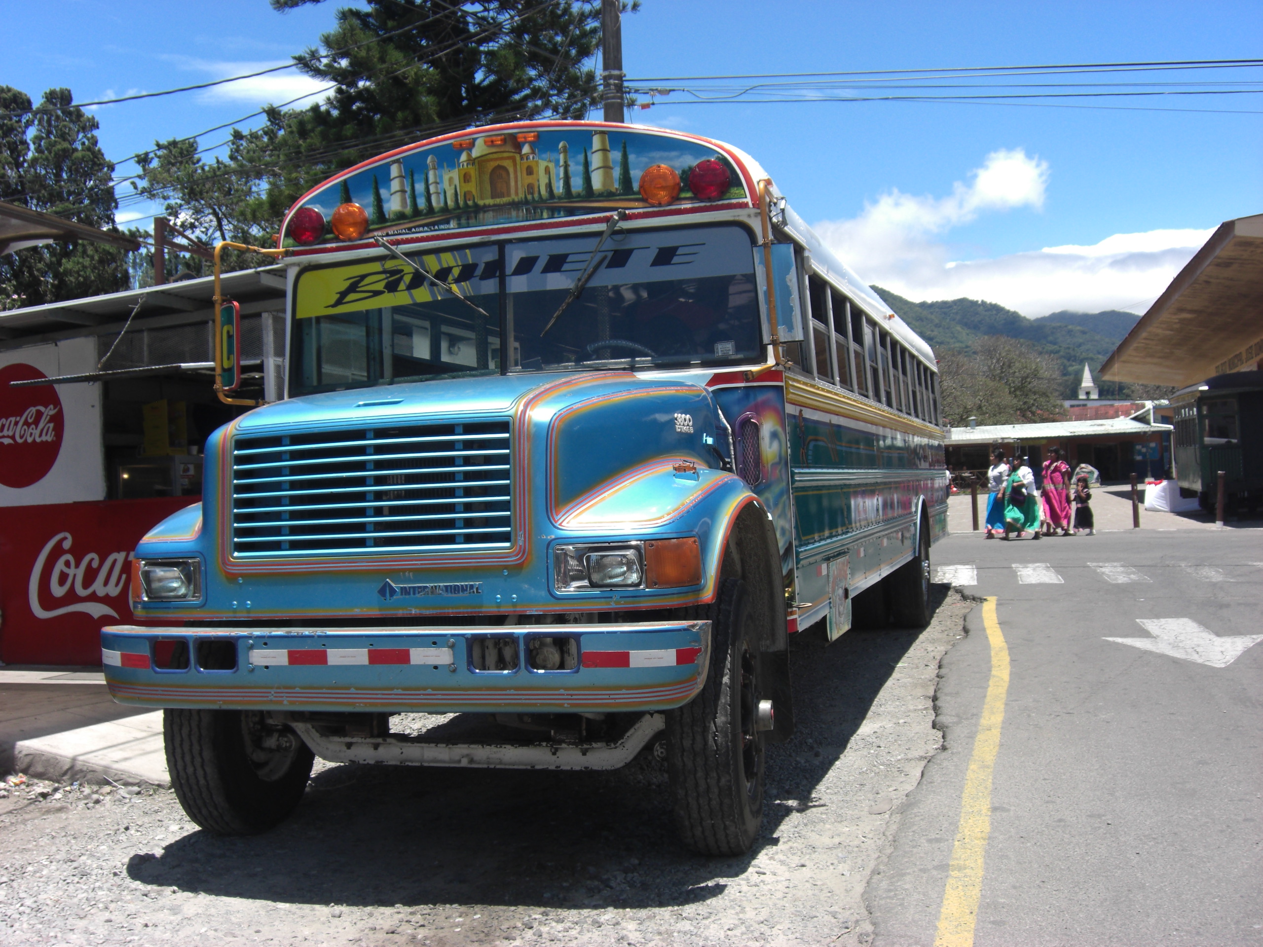 Chicken bus to Boquete, Panama