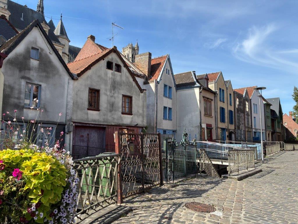 Oldest houses in Amiens in Place du Don