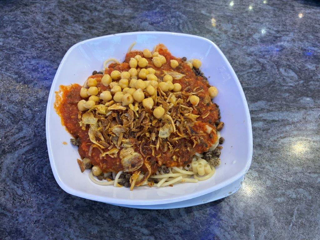 Koshary at ABO TAREK, Cairo