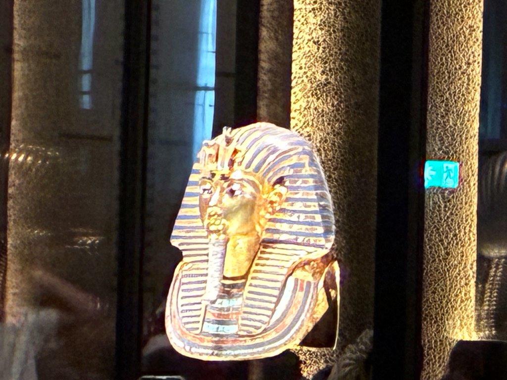 Tutankhamun's Death Mask at the Grand Egyptian Museum