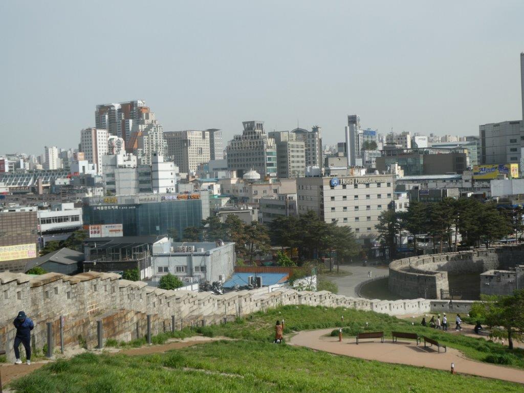 View from Seoul city walls