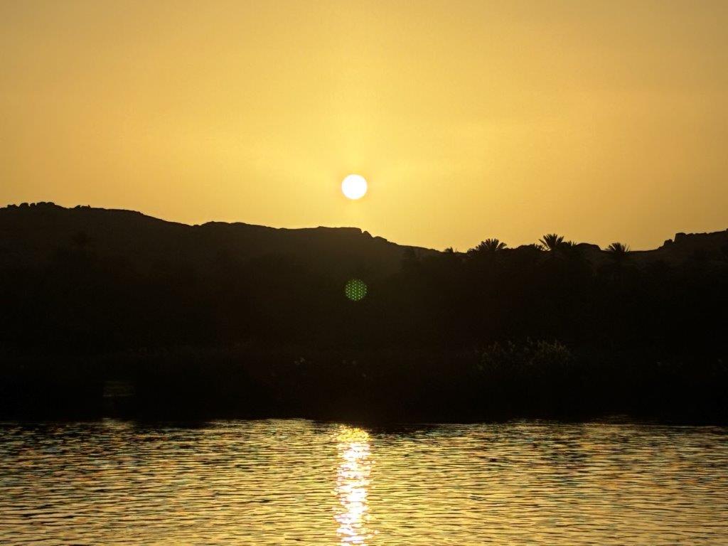 Sunset from the dahabiya