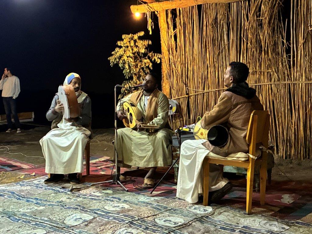 Music night on the dahabiya