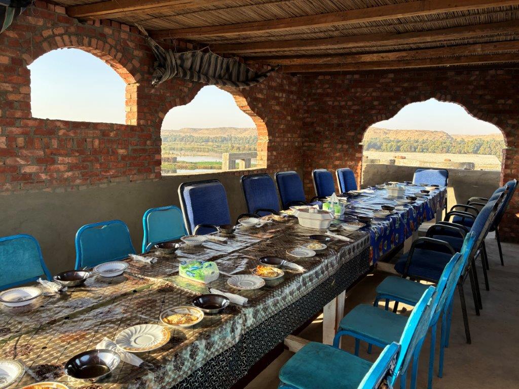 Breakfast on Bisaw Island, Egypt