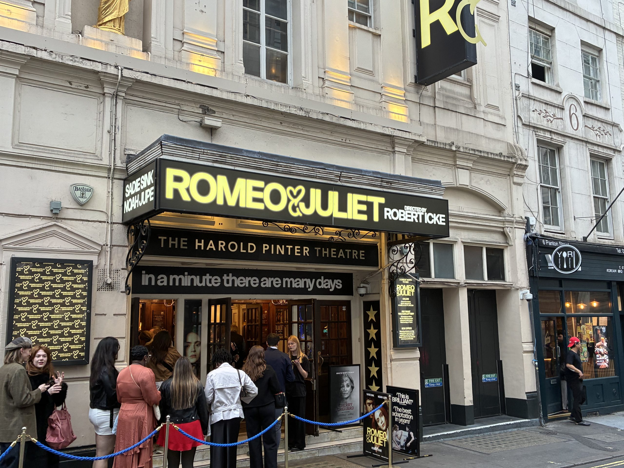 Romeo & Juliet, Harold Pinter Theatre
