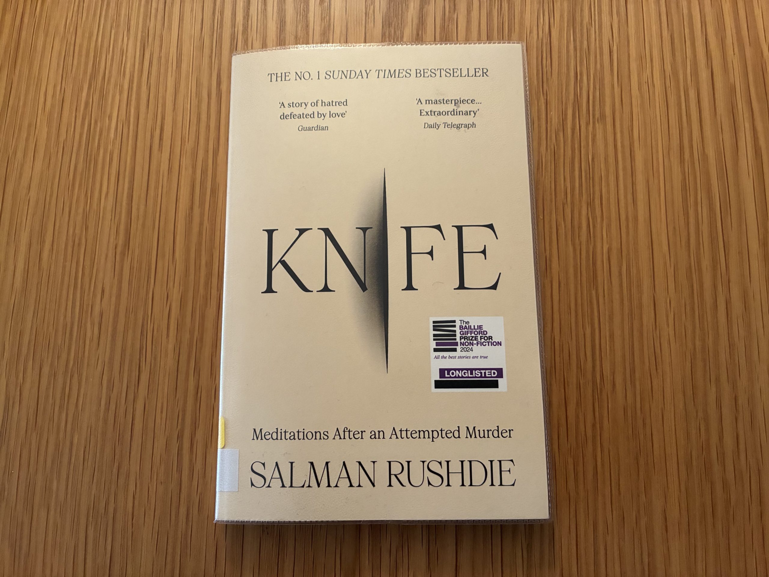 Knife, Salman Rushdie
