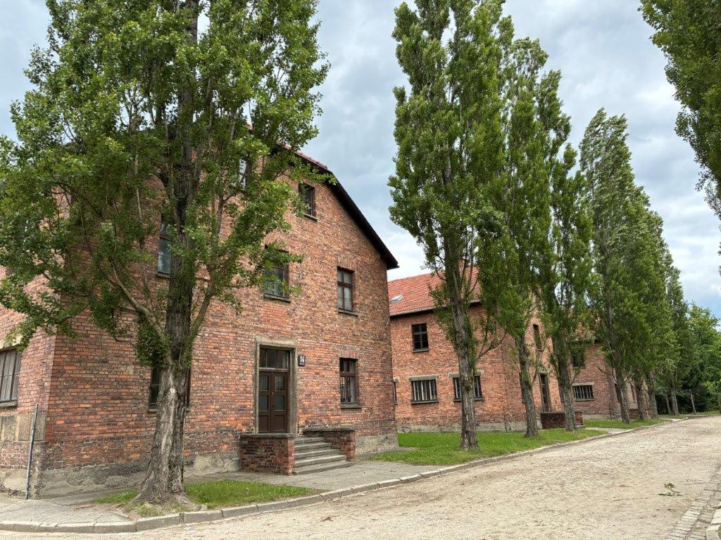 Blocks at Auschwitz 1 at Auschwitz-Birkenau