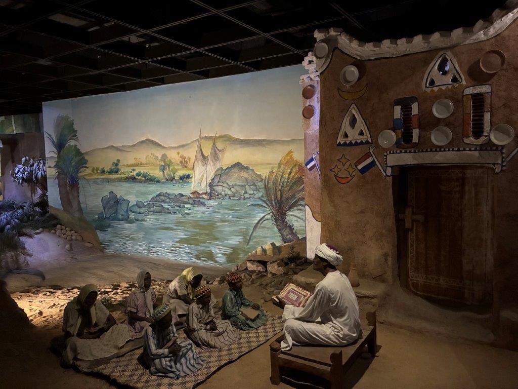 Diorama of Nubian life at the Nubian Museum, Aswan