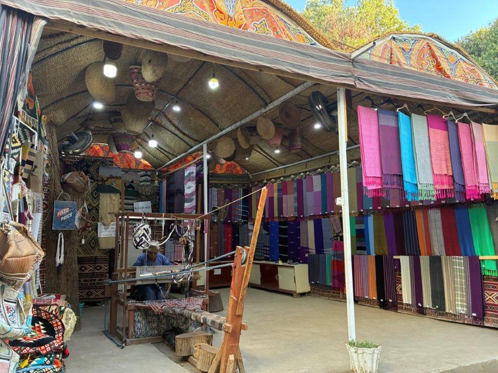Scarf shop on Elephantine Island